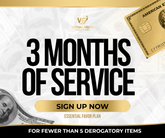 Essential Favor Plan